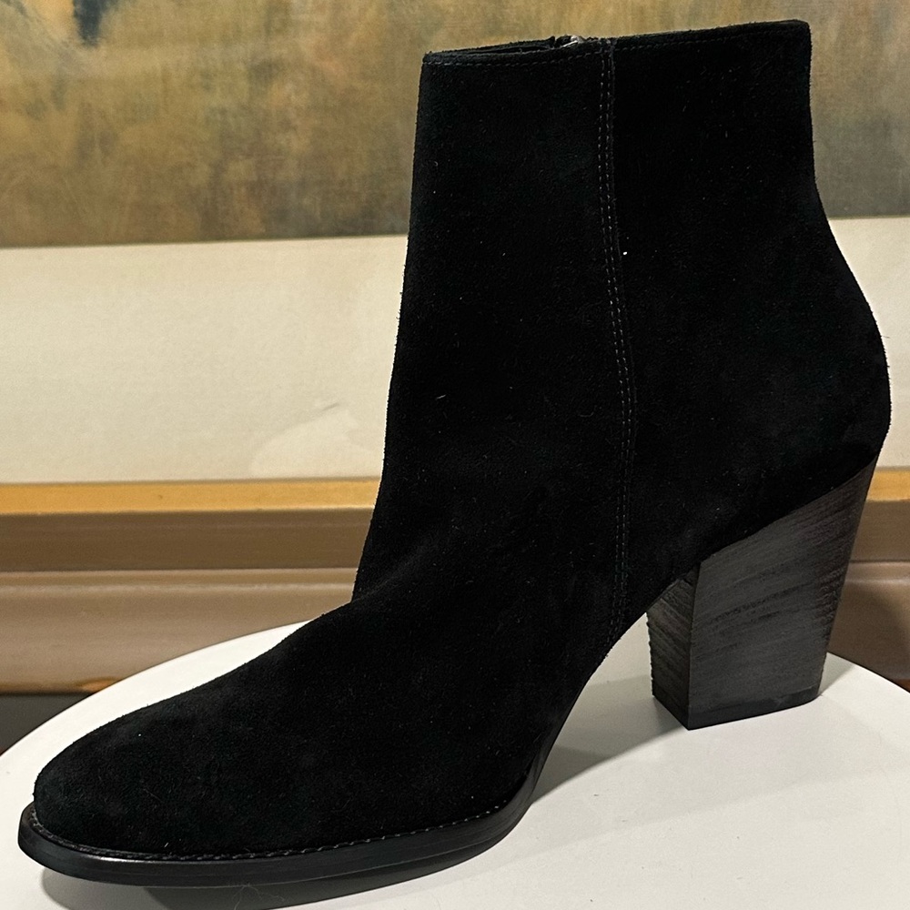 🌹PAUL GREEN🌹Reya Black Suede Bootie Size: 7.5UK - Picture 3 of 14